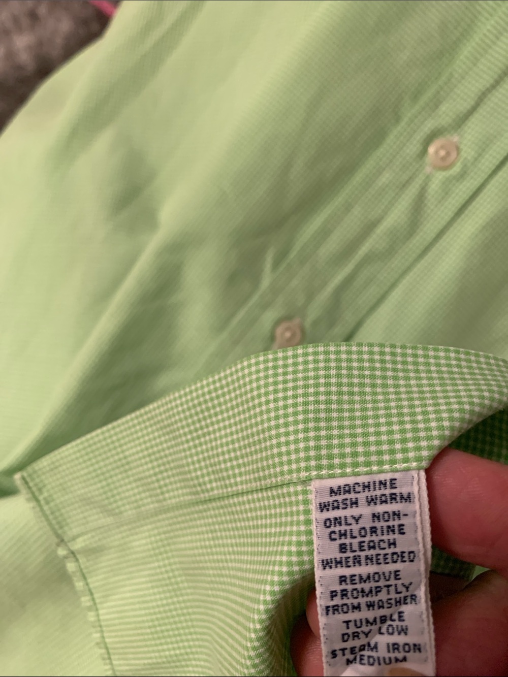 Ralph Lauren Short-Sleeve Button-Down Shirt Light Green Purple Pony Size XXL - Picture 6 of 6